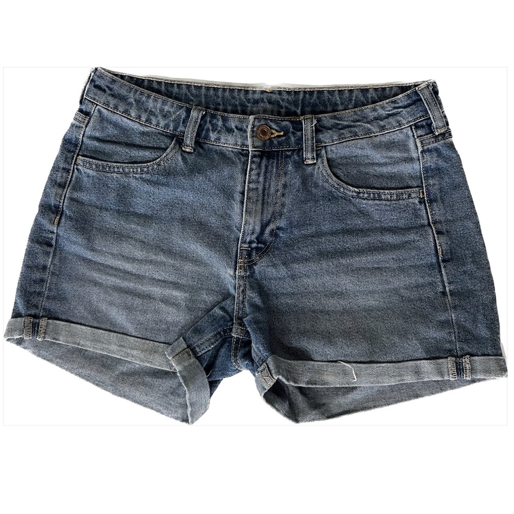 &Denim Regular Waist Shorts Size 6